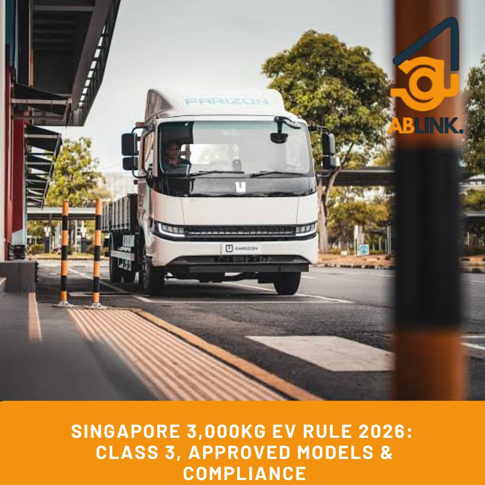 Singapore 3,000kg EV Rule 2026