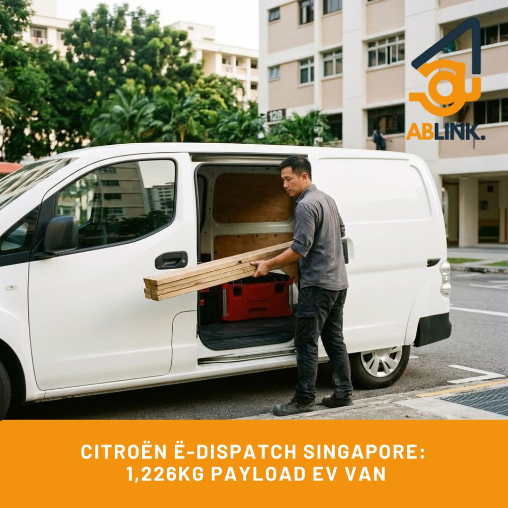 Citroën ë-Dispatch Singapore: 1,226kg Payload EV Van