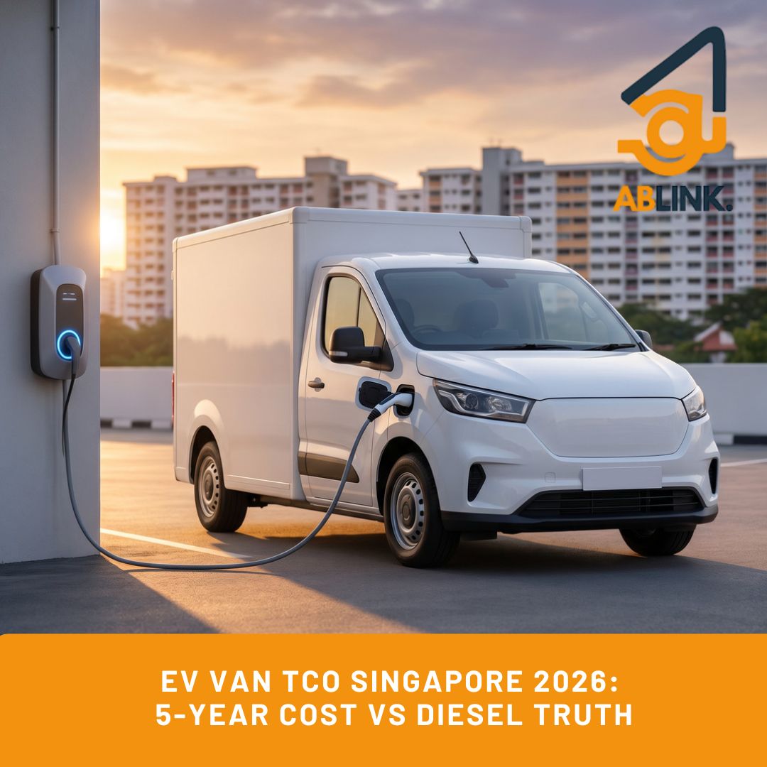 EV Van TCO Singapore 2026: 5-Year Cost vs Diesel Truth