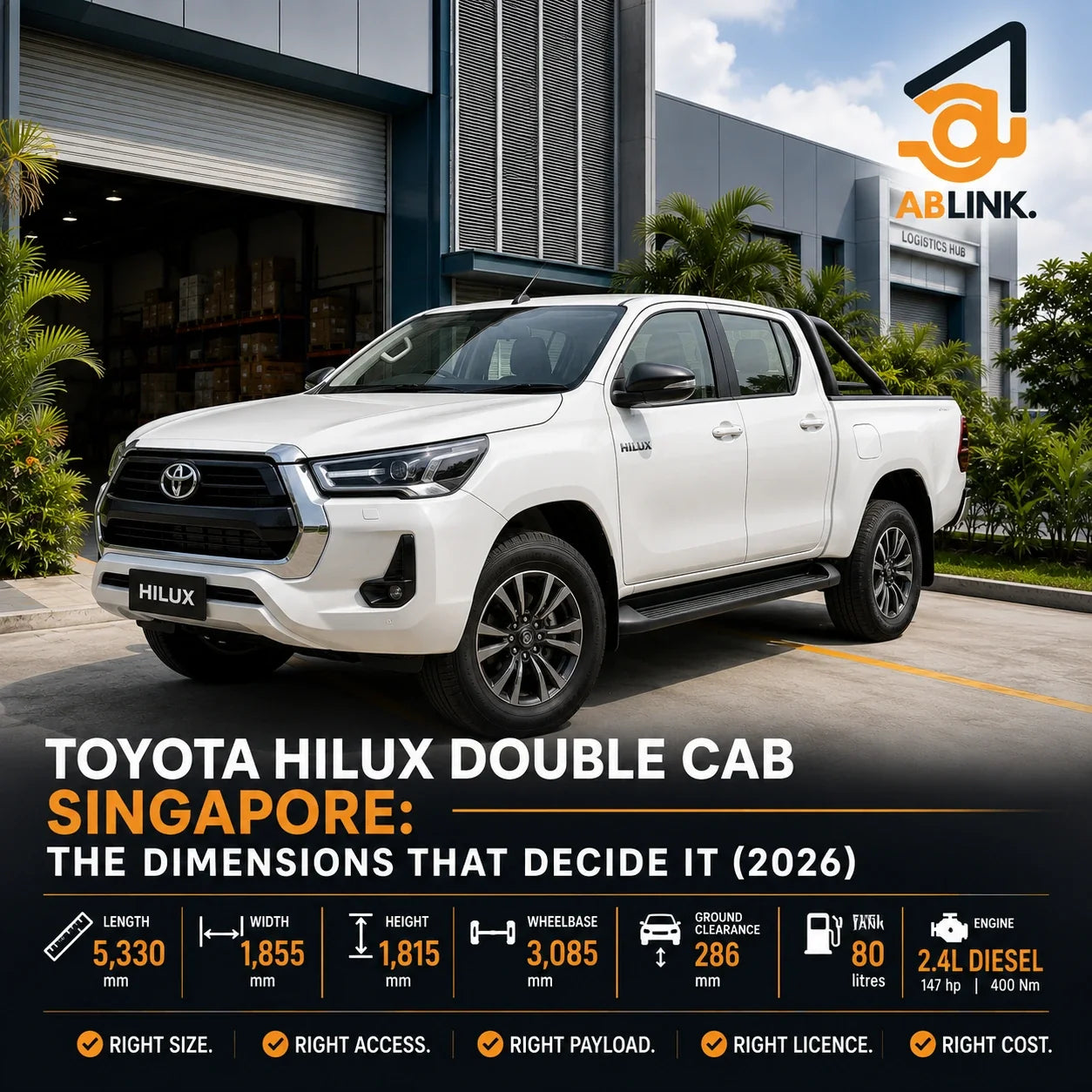 Toyota Hilux Double Cab Singapore