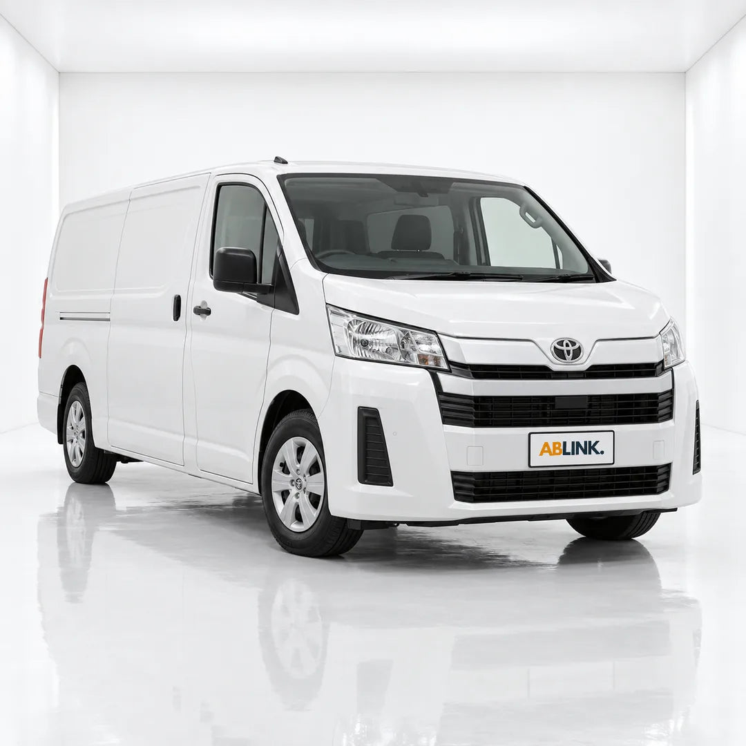 White Toyota Hiace panel van: what to do when a commercial van lease ends in Singapore