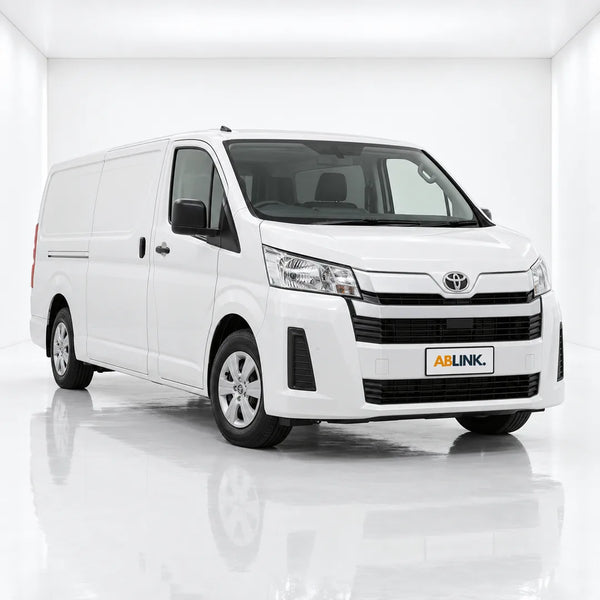 White Toyota Hiace panel van: what to do when a commercial van lease ends in Singapore